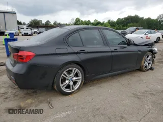 2017 BMW 3 Series 330e iPerformance with VIN WBA8E1C51HK480015, listed as a Copart auction lot 53811974 with 59,262 mi miles and Salvage Title. Bid and sale history available at carsss.com. Image 3.