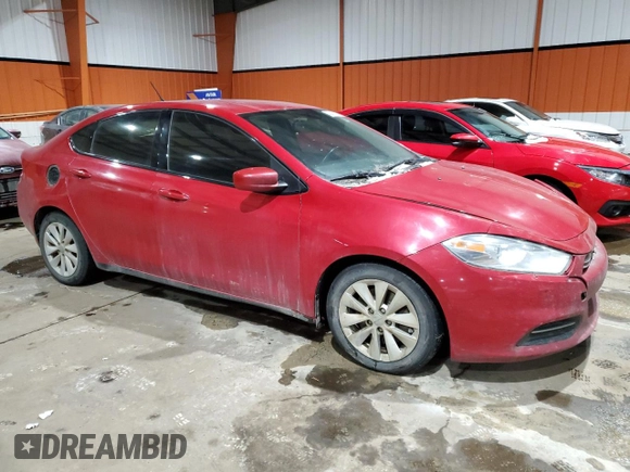 2014 Dodge Dart Aero with VIN 1C3CDFDH8ED696017, listed as a Copart auction lot 43477975 with 148,984 mi miles and Salvage Title. Bid and sale history available at carsss.com. Image 4.