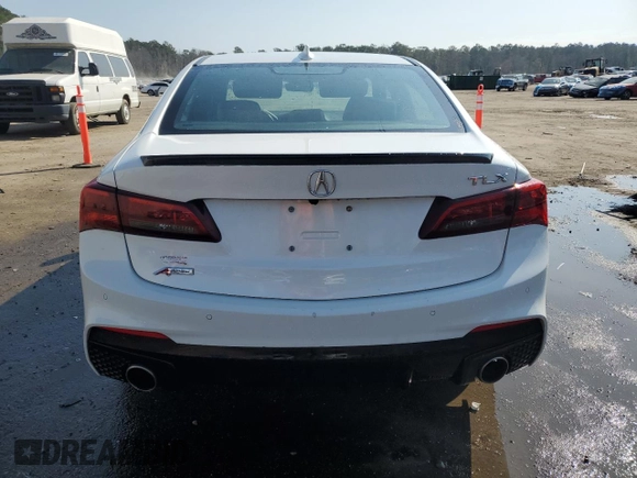 2020 Acura TLX w/A-Spec Pkg with VIN 19UUB1F64LA010723, listed as a Copart auction lot 44362595 with 96,818 mi miles and Salvage Title. Bid and sale history available at carsss.com. Image 6.