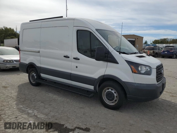2018 Ford Transit with VIN 1FTYR1CM0JKA78832, listed as a Copart auction lot 74309964 with 52,577 mi miles and Salvage Title. Bid and sale history available at DreamBid. Image 4.
