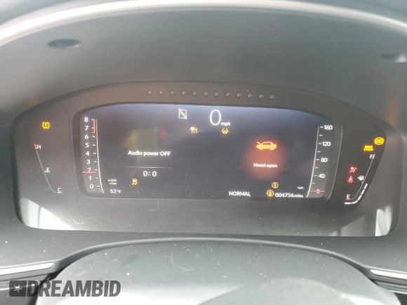 2025 Honda Civic Si with VIN 2HGFE1E50SH473225, listed as a Copart auction lot 43275915 with 4,756 mi miles and Salvage Title. Bid and sale history available at DreamBid. Image 9.