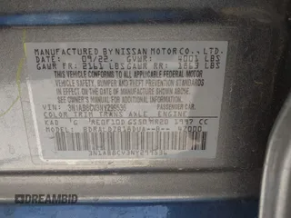 2022 Nissan Sentra SV with VIN 3N1AB8CV3NY299536, listed as a IAAI auction lot 41983027 with 47,279 mi miles and . Bid and sale history available at DreamBid. Image 9.