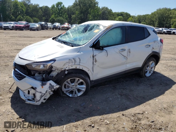 2023 Buick Encore GX Preferred with VIN KL4MMBS21PB152040, listed as a Copart auction lot 60157905 with 37,887 mi miles and Non repairable. Bid and sale history available at DreamBid. Image 1.