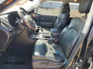 2012 Infiniti QX56 8-passenger with VIN JN8AZ2NC6C9317021, listed as a Copart auction lot 53662655 with 182,437 mi miles and Clean Title. Bid and sale history available at carsss.com. Image 7.
