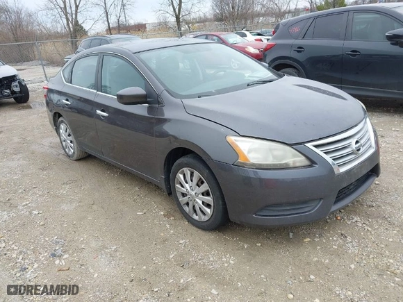 2014 Nissan Sentra SV with VIN 3N1AB7AP5EL666741, listed as a IAAI auction lot 41941685 with 151,508 mi miles. Bid and sale history available at carsss.com. Image 1.