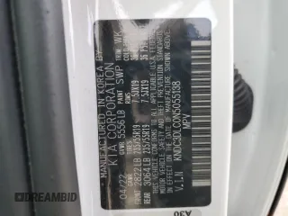 2022 Kia EV6 Wind with VIN KNDC3DLC0N5055138, listed as a Copart auction lot 48755975 with 30,493 mi miles and Salvage Title. Bid and sale history available at carsss.com. Image 13.
