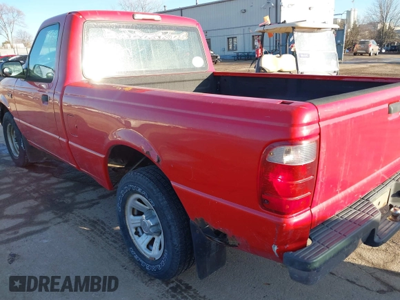 2001 Ford Ranger XL with VIN 1FTYR10C21TA03524, listed as a IAAI auction lot 41673490 with 59,522 mi miles. Bid and sale history available at carsss.com. Image 6.