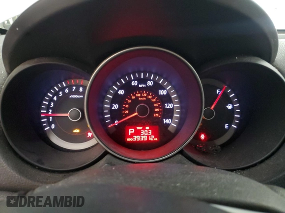 2010 Kia Forte LX with VIN KNAFT4A20A5285843, listed as a Copart auction lot 54995945 with 393,912 mi miles and Salvage Title. Bid and sale history available at carsss.com. Image 9.