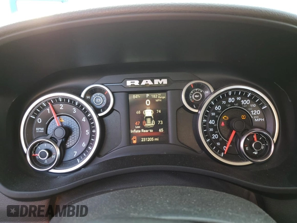 2020 Ram 2500 Tradesman with VIN 3C6UR5HJ2LG142990, listed as a Copart auction lot 85016044 with 231,205 mi miles and Clean Title. Bid and sale history available at carsss.com. Image 9.