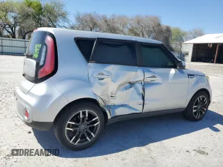 2018 Kia Soul + with VIN KNDJP3A52J7504697, listed as a Copart auction lot 48595585 with 52,248 mi miles and Salvage Title. Bid and sale history available at carsss.com. Image 3.