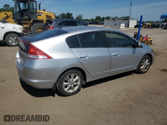 2010 Honda Insight EX with VIN JHMZE2H79AS023173, listed as a Copart auction lot 58087275 with 216,322 mi miles and Salvage title. Bid and sale history available at DreamBid. Image 3.