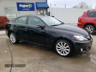 2010 Lexus IS 250 with VIN JTHCF5C2XA5036481, listed as a Copart auction lot 53148885 with 168,307 mi miles and Non repairable. Bid and sale history available at DreamBid. Image 4.
