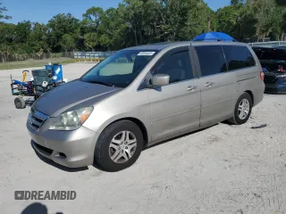 2007 Honda Odyssey EX-L with VIN 5FNRL387X7B043046, listed as a Copart auction lot 52604635 with 228,961 mi miles and Salvage Title. Bid and sale history available at carsss.com. Image 1.