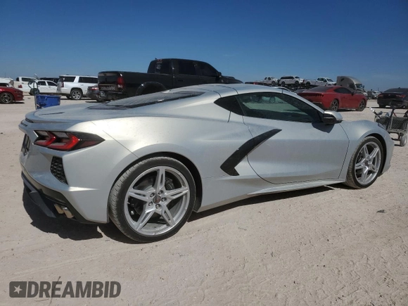 2024 Chevrolet Corvette 1LT with VIN 1G1YA2D4XR5112306, listed as a Copart auction lot 77758984 with 3,451 mi miles and Salvage title. Bid and sale history available at DreamBid. Image 3.