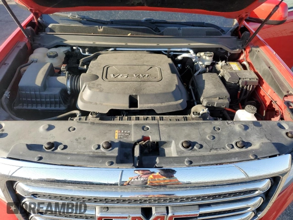 2015 GMC Canyon 4WD SLE with VIN 1GTH6BE38F1183778, listed as a Copart auction lot 53371055 with 28,723 mi miles and Salvage Title. Bid and sale history available at carsss.com. Image 11.