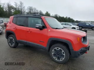 2015 Jeep Renegade Trailhawk with VIN ZACCJBCT0FPB69827, listed as a Copart auction lot 63643985 with 94,841 mi miles and Clean title. Bid and sale history available at DreamBid. Image 4.