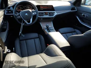 2021 BMW 3 Series 330i xDrive with VIN 3MW5R7J06M8B85005, listed as a Copart auction lot 45210325 with 52,240 mi miles and Salvage title. Bid and sale history available at DreamBid. Image 8.