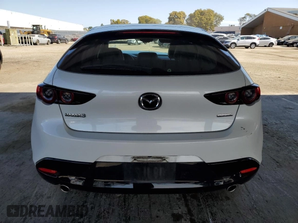 2020 Mazda Mazda3 Hatchback with VIN JM1BPALM8L1161025, listed as a Copart auction lot 48594815 with 43,326 mi miles and Salvage Title. Bid and sale history available at carsss.com. Image 6.