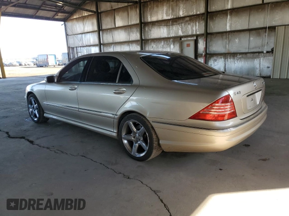 2005 Mercedes-Benz S-Class 4.3L with VIN WDBNG70J85A449008, listed as a Copart auction lot 78290644 with 162,416 mi miles and Clean Title. Bid and sale history available at carsss.com. Image 2.