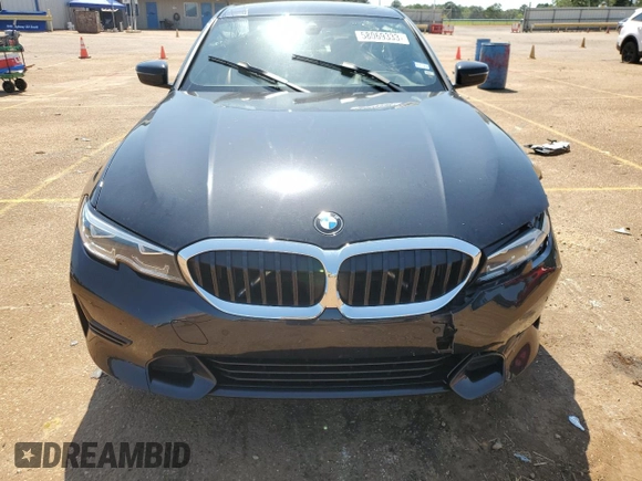 2021 BMW 3 Series 330i xDrive with VIN WBA5R7C08MFK11186, listed as a Copart auction lot 58069333 with Not Provided miles. Bid and sale history available at carsss.com. Image 5.