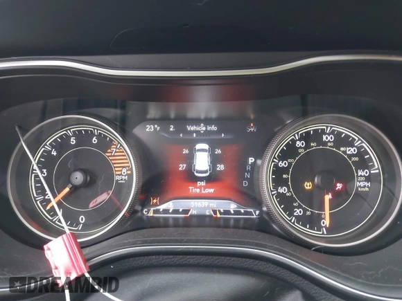 2019 Jeep Cherokee Trailhawk Elite with VIN 1C4PJMBX6KD313675, listed as a IAAI auction lot 41448924 with 51,639 mi miles. Bid and sale history available at carsss.com. Image 7.