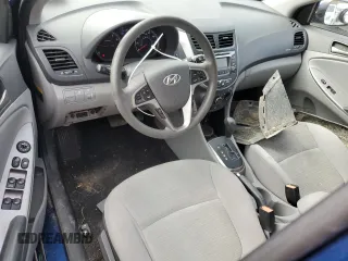 2017 Hyundai Accent SE with VIN KMHCT4AE6HU285003, listed as a Copart auction lot 47580605 with 77,168 mi miles and Salvage Title. Bid and sale history available at carsss.com. Image 8.