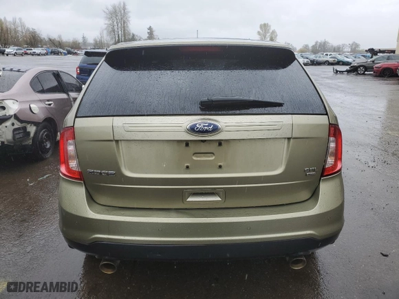 2013 Ford Edge SEL with VIN 2FMDK4JC0DBB95321, listed as a Copart auction lot 50013325 with 95,187 mi miles and Salvage Title. Bid and sale history available at carsss.com. Image 6.