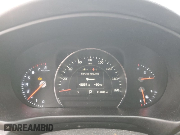 2016 Kia Sorento SXL z VIN 5XYPKDA15GG038139, wystawiony jako Copart lot #44463035 z przebiegiem 111 486 mil mil oraz Szkoda całkowita • Salvage title. Historia ofert i sprzedaży dostępna na DreamBid. Obrazek 9.