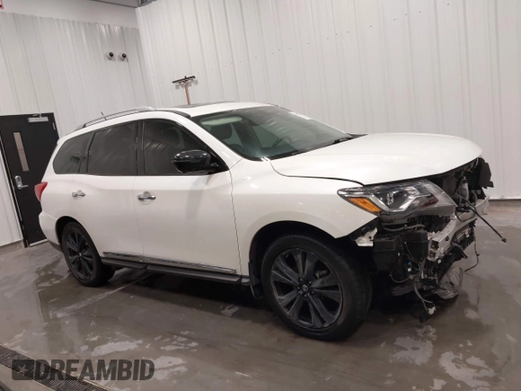 2017 Nissan Pathfinder SV with VIN 5N1DR2MN2HC658577, listed as a IAAI auction lot 41477472 with 40,231 mi miles and . Bid and sale history available at DreamBid. Image 14.