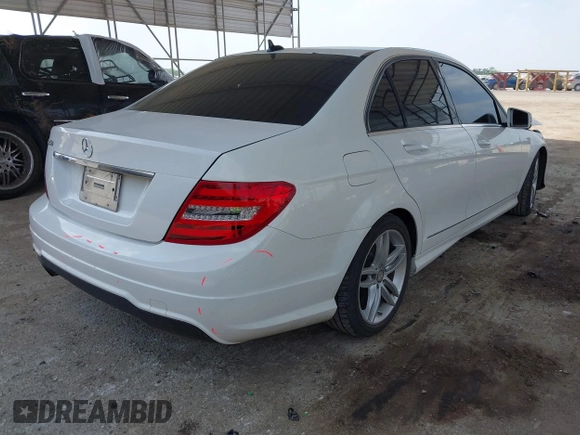 2013 Mercedes-Benz C-Class C 250 Sport with VIN WDDGF4HB8DR247865, listed as a IAAI auction lot 41961528 with 146,520 mi miles. Bid and sale history available at carsss.com. Image 4.