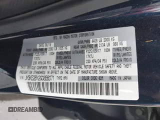 2016 Mazda CX-5 Sport с VIN JM3KE2BY2G0856071, выставлен на аукционе IAAI как лот 42473128 с пробегом 57 250 миль миль и . История ставок и продаж доступна на DreamBid. Изображение 9.