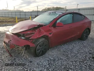 2024 Tesla Model Y with VIN 7SAYGDED2RA331985, listed as a Copart auction lot 50849025 with 6,108 mi miles and Salvage title. Bid and sale history available at DreamBid. Image 1.