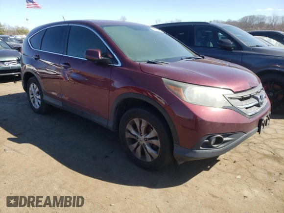 2013 Honda CR-V EX with VIN 5J6RM4H52DL047497, listed as a Copart auction lot 50786745 with 144,085 mi miles and Salvage Title. Bid and sale history available at carsss.com. Image 4.