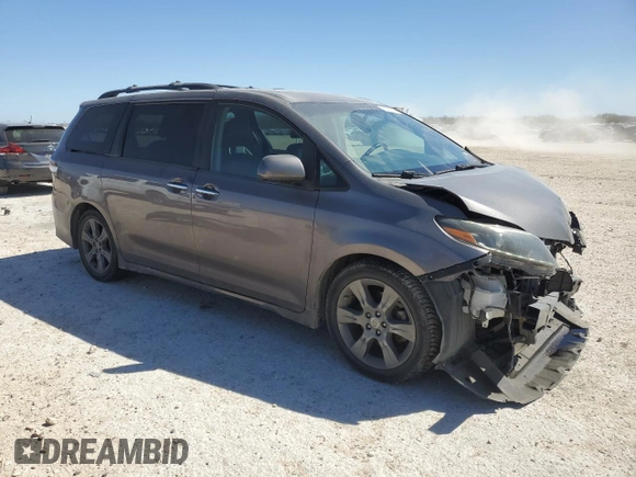 2015 Toyota Sienna SE with VIN 5TDXK3DC3FS684448, listed as a Copart auction lot 48678575 with 125,613 mi miles and Salvage Title. Bid and sale history available at carsss.com. Image 4.