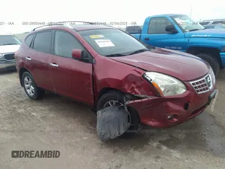 2010 Nissan Rogue S with VIN JN8AS5MTXAW013857, listed as a IAAI auction lot 29550448 with 201,519 mi miles and . Bid and sale history available at carsss.com. Image 1.