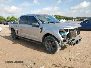 2023 Ford F-150 XL with VIN 1FTEW1CP0PKD18024, listed as a Copart auction lot 64282415 with 96,095 mi miles and Salvage title. Bid and sale history available at DreamBid. Image 4.