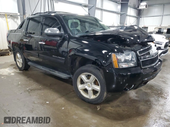 2013 Chevrolet Avalanche LT with VIN 3GNTKFE72DG230454, listed as a Copart auction lot 56172725 with 146,777 mi miles and Salvage title. Bid and sale history available at DreamBid. Image 4.