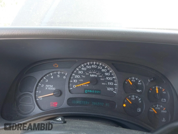2005 Chevrolet Silverado 1500 LS with VIN 2GCEC19T851227917, listed as a IAAI auction lot 42535745 with 206,592 mi miles and . Bid and sale history available at DreamBid. Image 7.