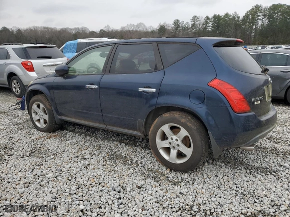 2003 Nissan Murano SL with VIN JN8AZ08T83W117176, listed as a Copart auction lot 46099505 with 101,303 mi miles and Clean Title. Bid and sale history available at carsss.com. Image 2.