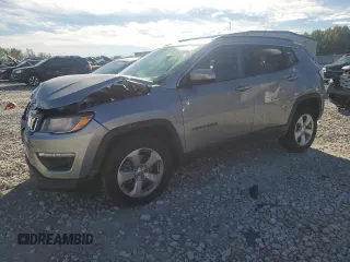 2019 Jeep Compass Latitude with VIN 3C4NJDBB7KT849802, listed as a Copart auction lot 73224754 with 46,263 mi miles and Salvage Title. Bid and sale history available at DreamBid. Image 1.