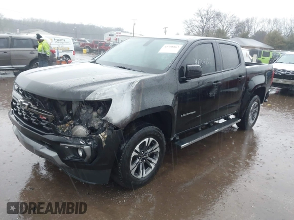 2022 Chevrolet Colorado 4WD Z71 with VIN 1GCGTDEN4N1205498, listed as a IAAI auction lot 41708863 with 54,515 mi miles and . Bid and sale history available at DreamBid. Image 2.
