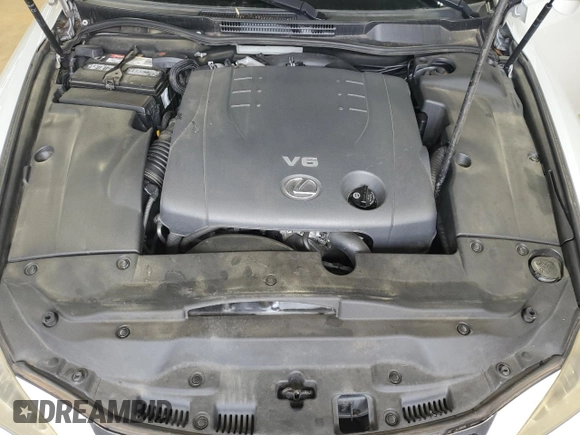 2006 Lexus IS 250 with VIN JTHBK262465011858, listed as a Copart auction lot 55466245 with 195,210 mi miles and Salvage title. Bid and sale history available at DreamBid. Image 11.