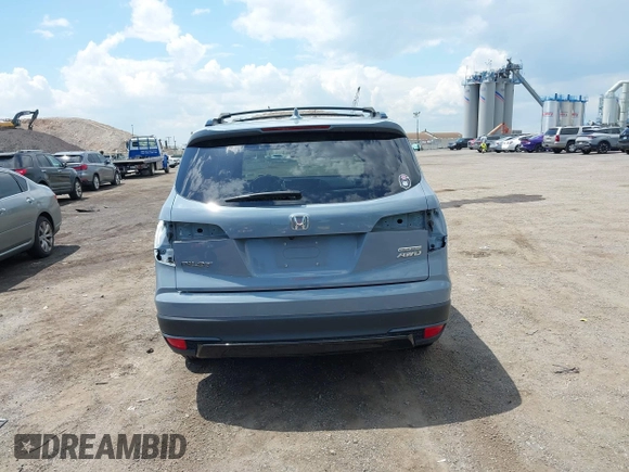 2022 Honda Pilot Special Edition with VIN 5FNYF6H27NB104990, listed as a IAAI auction lot 42219770 with 23,200 mi miles and . Bid and sale history available at DreamBid. Image 16.