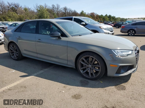 2019 Audi S4 Premium Plus with VIN WAUB4AF41KA013413, listed as a Copart auction lot 69788004 with 85,602 mi miles and Salvage Title. Bid and sale history available at carsss.com. Image 4.