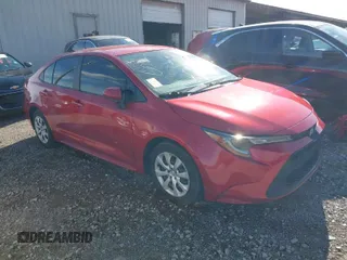 2020 Toyota Corolla LE with VIN JTDEPRAE7LJ026061, listed as a IAAI auction lot 41853920 with 74,248 mi miles. Bid and sale history available at carsss.com. Image 1.