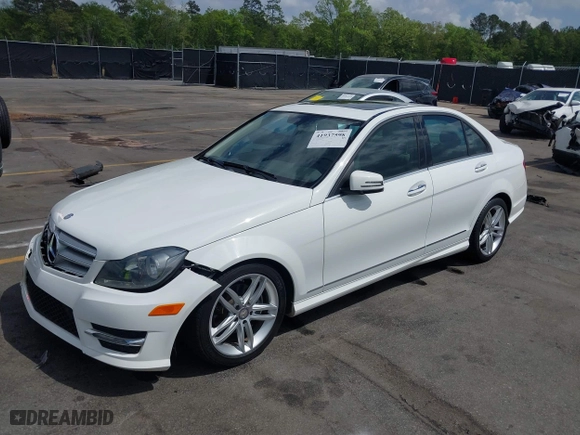2013 Mercedes-Benz C-Class C 250 Sport with VIN WDDGF4HB9DR258664, listed as a IAAI auction lot 41937598 with 72,503 mi miles. Bid and sale history available at carsss.com. Image 19.