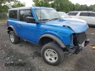 2023 Ford Bronco with VIN 1FMDE5AH5PLB24970, listed as a Copart auction lot 78403864 with 6,449 mi miles and Salvage Title. Bid and sale history available at DreamBid. Image 4.