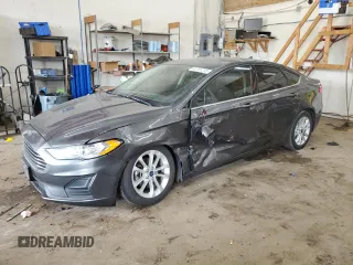 2020 Ford Fusion SE with VIN 3FA6P0LU4LR215539, listed as a Copart auction lot 61741215 with 46,901 mi miles and Salvage title. Bid and sale history available at DreamBid. Image 1.