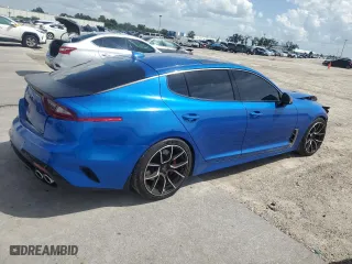 2018 Kia Stinger GT1 with VIN KNAE45LC8J6018531, listed as a Copart auction lot 70597494 with 69,682 mi miles and Non Repairable. Bid and sale history available at carsss.com. Image 3.