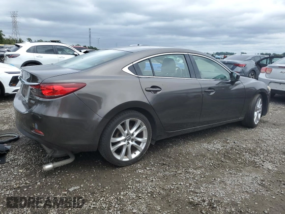 2017 Mazda Mazda6 Touring with VIN JM1GL1V56H1109391, listed as a Copart auction lot 52348665 with 93,764 mi miles and Salvage Title. Bid and sale history available at carsss.com. Image 3.